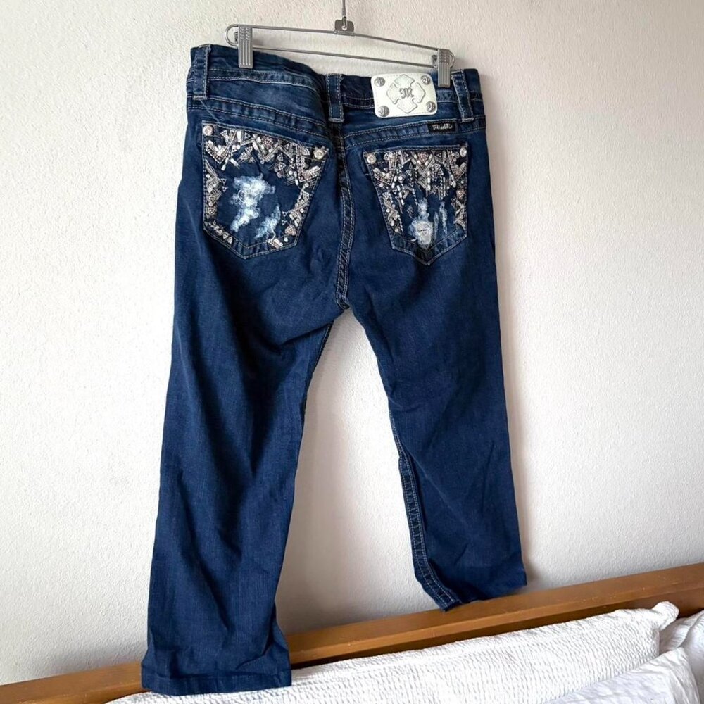 Miss Me Jeans vintage y2k low rise denim capri pants 30" waist